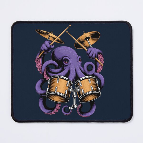 Item preview, Rockin’ Octopus Drummer – Funky Music Lover designed and sold by ZyxDes.