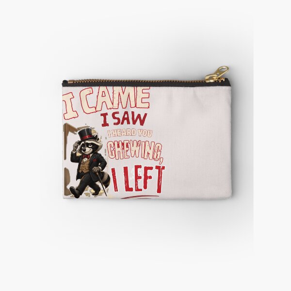 Item preview, I Came I Saw I Heard You Chewing I Left Men's Raccoon Humor designed and sold by Creative-Sanc.