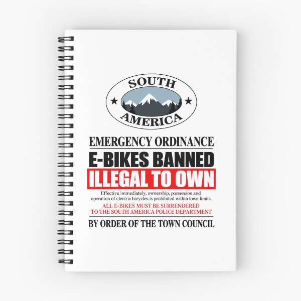 Item preview, E-Bikes Banned | South America | South Park designed and sold by Crimson Dawn.