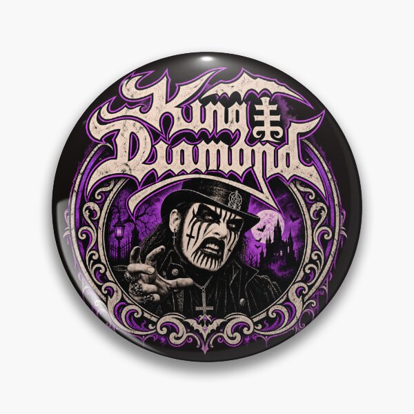 Item preview, King Diamond – Vintage Heavy Metal designed and sold by rockthatshirt.