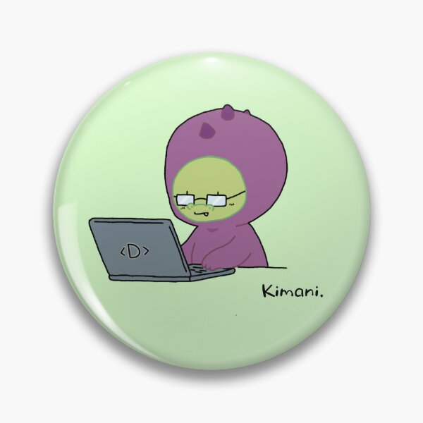Item preview, Sticker - Nerd alligator coding on a laptop  designed and sold by Kimani_4rt.