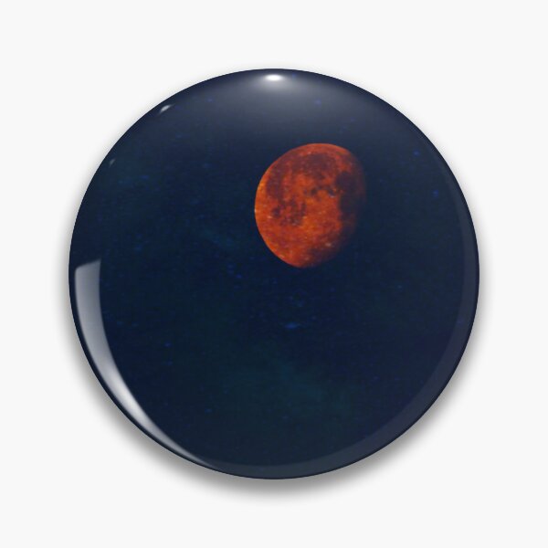 Item preview, Fiery Gibbous Moon in a Field of Stars designed and sold by Canvix.