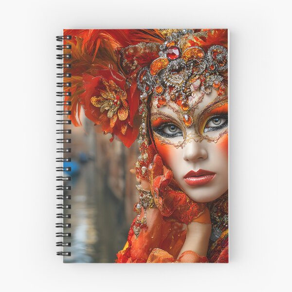 Item preview, Stunning Venice Carnival Masked Beauty Portrait designed and sold by Artessie.