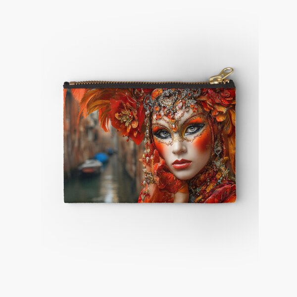 Item preview, Stunning Venice Carnival Masked Beauty Portrait designed and sold by Artessie.