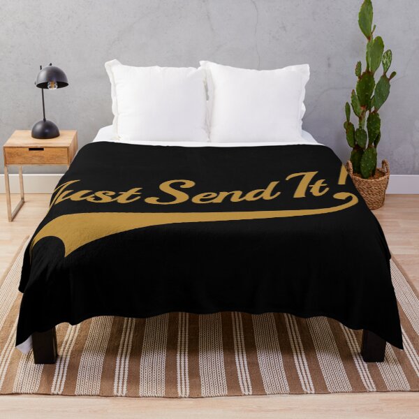 Item preview, Just Send It - Vintage Action & Sports Quote designed and sold by NO BEAVER NO PUNK.