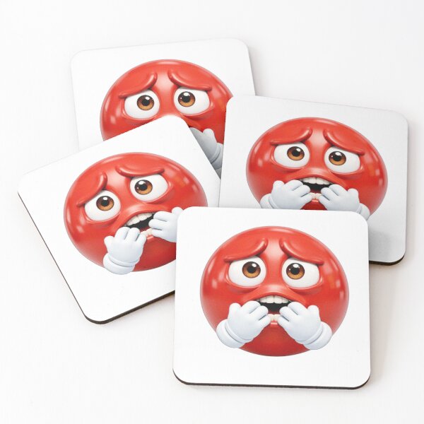 Item preview, Over Thinking: Red Emoji Collection  designed and sold by EscapeArtist13.