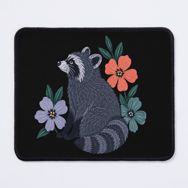 Item preview, Raccoon Flower Folk Art designed and sold by AvaLawley.