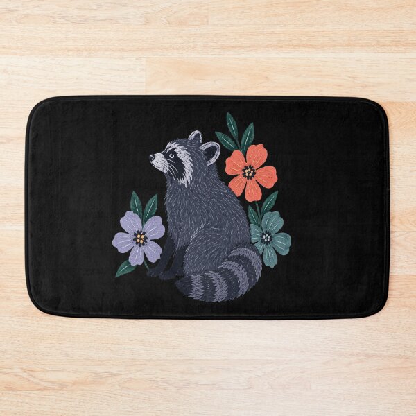 Item preview, Raccoon Flower Folk Art designed and sold by AvaLawley.
