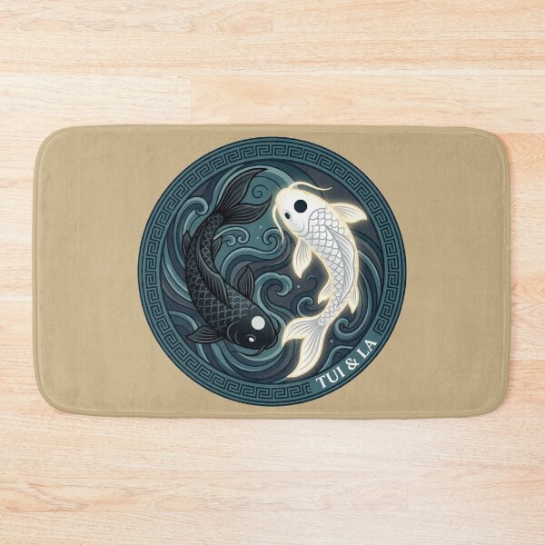 Item preview, Tui and La Moon Ocean Koi Fish Yin Yang Art designed and sold by Fine-Arts-Lab.