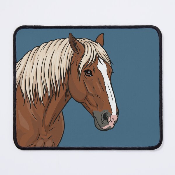 Item preview, The head of the Abtenauer horse with a chestnut coat designed and sold by Cheval-de-coeur.