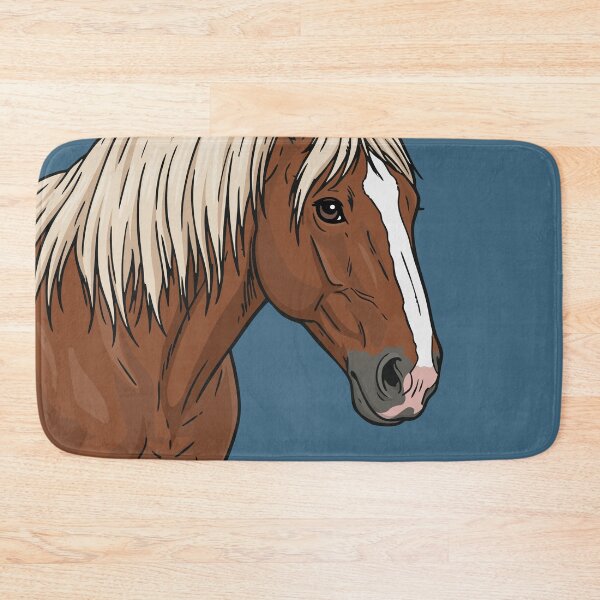 Item preview, The head of the Abtenauer horse with a chestnut coat designed and sold by Cheval-de-coeur.