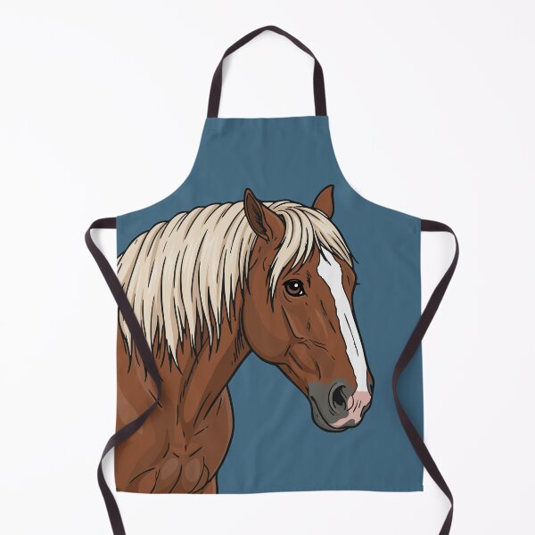 Item preview, The head of the Abtenauer horse with a chestnut coat designed and sold by Cheval-de-coeur.