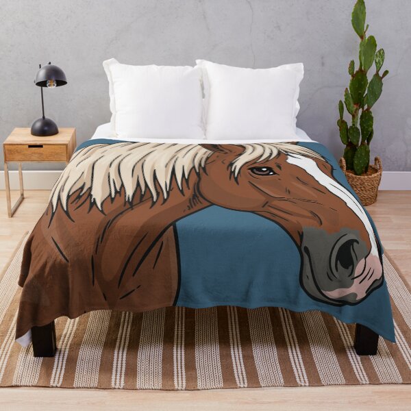 Item preview, The head of the Abtenauer horse with a chestnut coat designed and sold by Cheval-de-coeur.