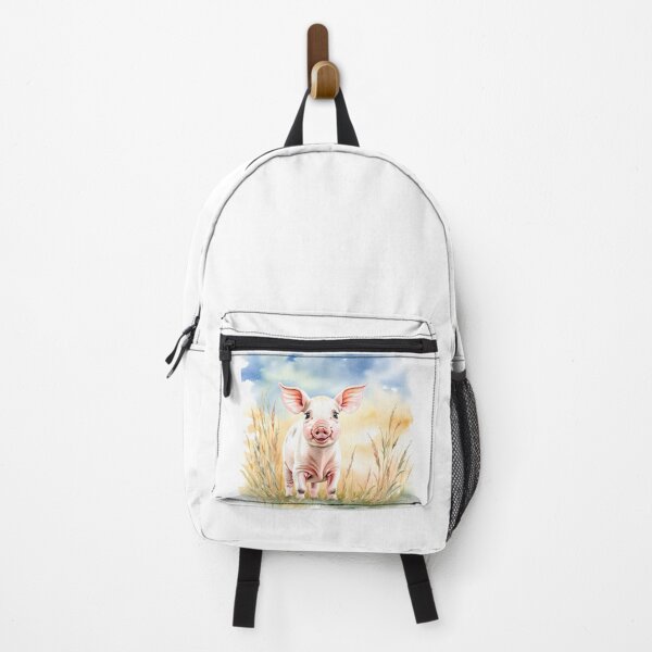 Item preview, Cute Watercolor Piglet in Meadow Grass designed and sold by Hackl20.