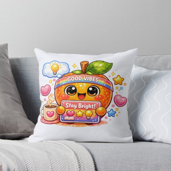 Item preview, Stay Bright Orange Good Vibes  designed and sold by Sommium .