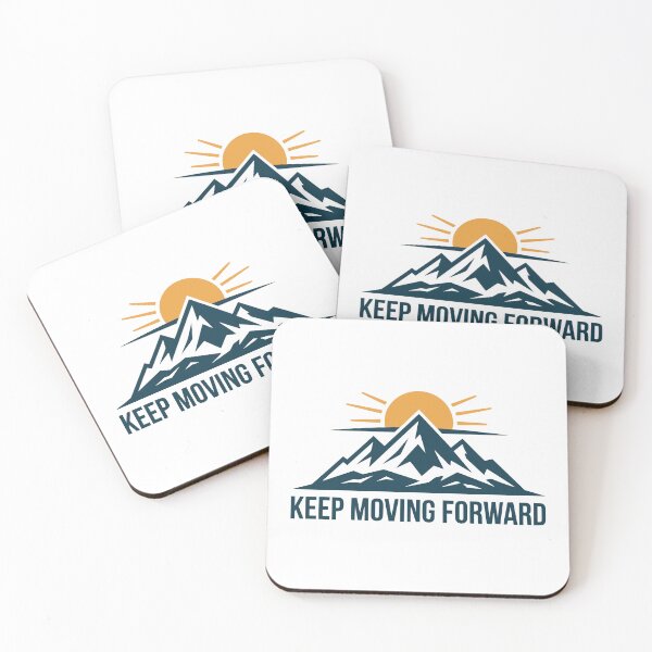 Item preview, Keep Moving Forward Mountain Sunrise designed and sold by Flamocha.