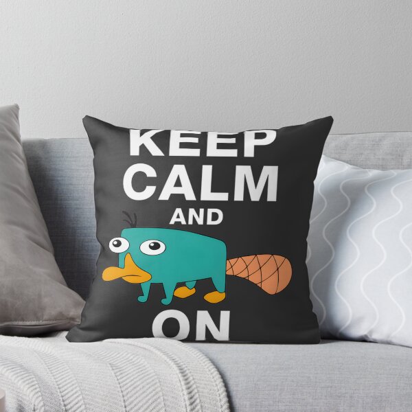 Item preview, Keep Calm and Perry On - Fun Perry the Platypus Design designed and sold by dianthuss.