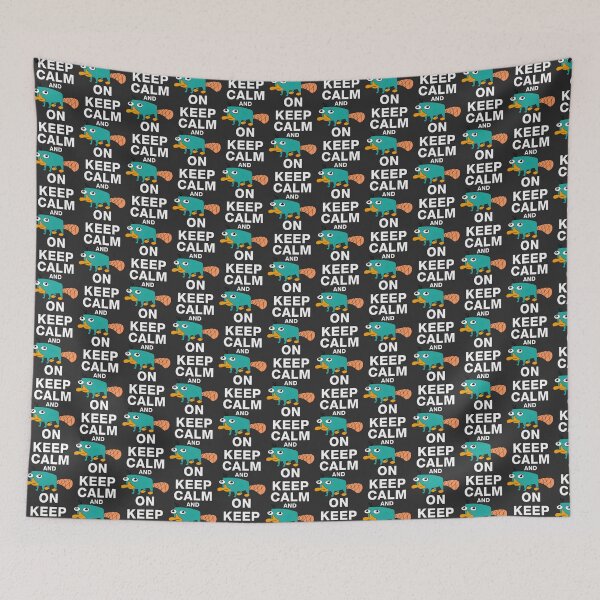 Item preview, Keep Calm and Perry On - Fun Perry the Platypus Design designed and sold by dianthuss.