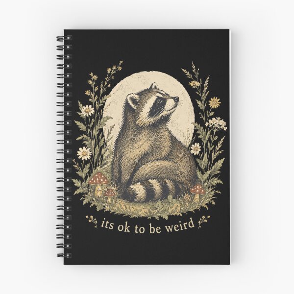 Item preview, It’s Ok To Be Weird Raccoon designed and sold by AvaLawley.
