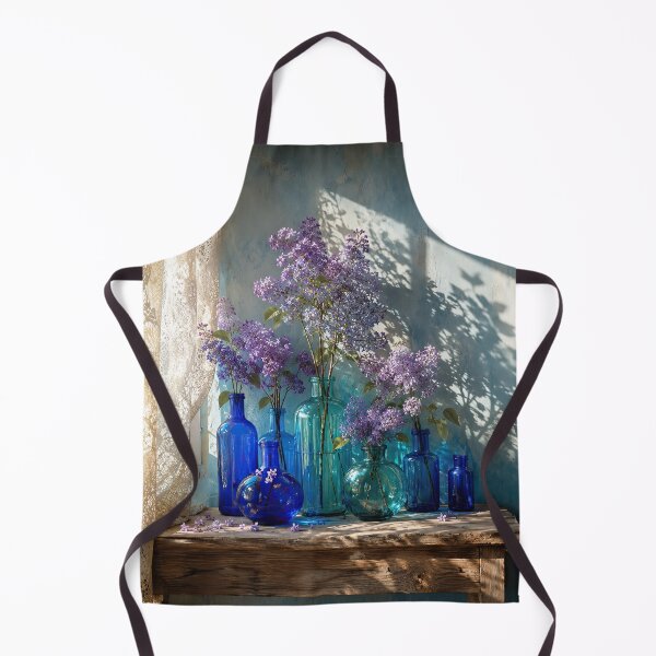 Item preview, Sunlit Lilacs in Cobalt designed and sold by andreisky.