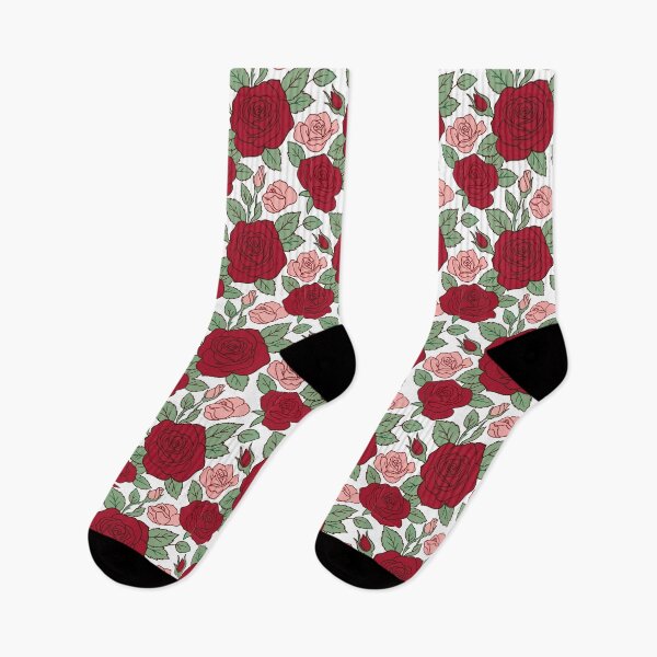 Item preview, Classic Red and Pink Rose Garden Pattern designed and sold by AIG - Andrei Ilie Graphics.