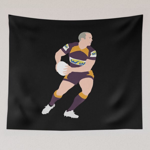 Item preview, Rugby Player Queensland designed and sold by FieldsnancyArts.