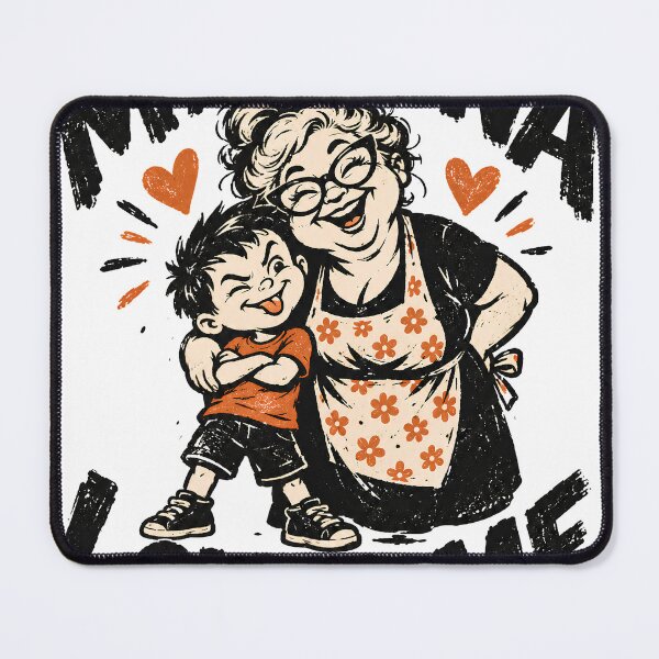 Item preview, My Nana Loves Me - Funny Retro Grandma and Grandson Design designed and sold by BumbleBloom7.