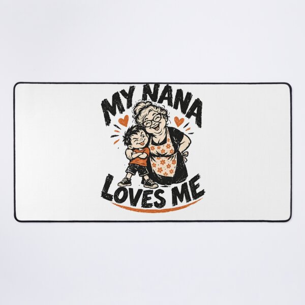 Item preview, My Nana Loves Me - Funny Retro Grandma and Grandson Design designed and sold by BumbleBloom7.