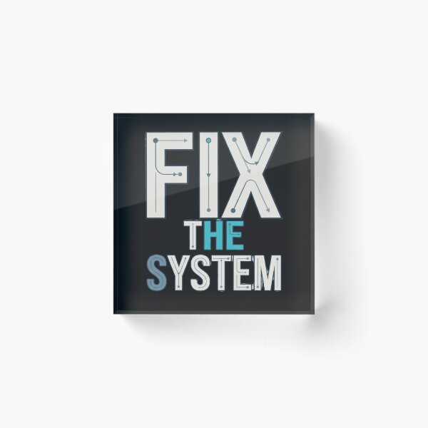 Item preview, Fix the System Troubleshooting Maintenance Engineering designed and sold by Amr Darwish Graphic designer.