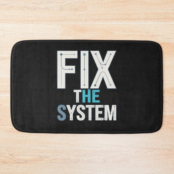Item preview, Fix the System Troubleshooting Maintenance Engineering designed and sold by Amr Darwish Graphic designer.