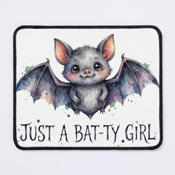 Item preview, Just A Bat-ty Girl – Cute Bat Halloween Watercolor designed and sold by ZyVoAli.