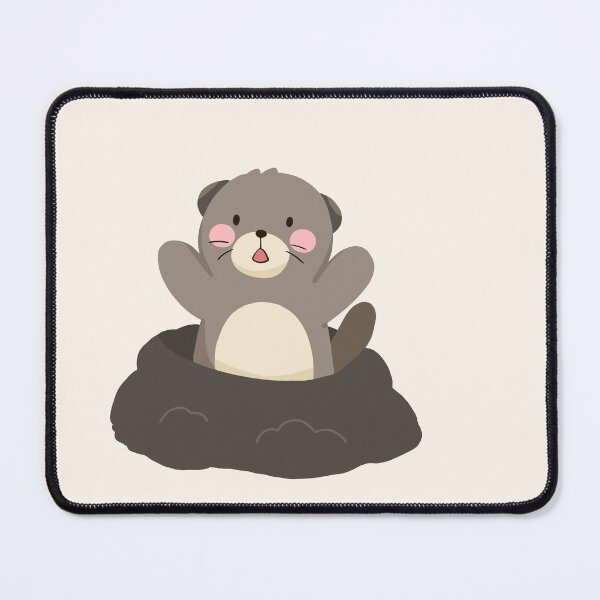 Item preview, Cute Hand Drawn Otter Flat Vector Kid Graphic designed and sold by Porpor Artwork.