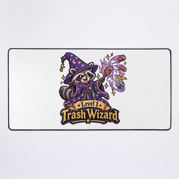Item preview, Level 1 Trash Wizard Raccoon RPG designed and sold by CrazySzoopWorld.