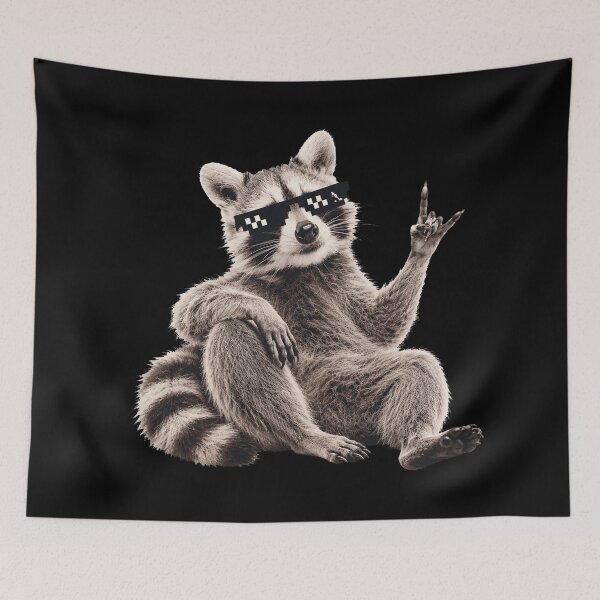 Item preview, Raccoon Thug Life designed and sold by AvaLawley.