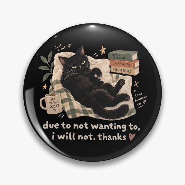 Item preview, Due To Not Wanting To I Will Not Thanks Cat Shirt, Funny Sarcastic Cat Tee, Introvert Humor Shirt, Cat Lover Gift designed and sold by Quiajia.