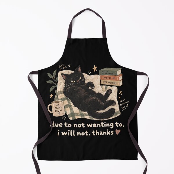 Item preview, Due To Not Wanting To I Will Not Thanks Cat Shirt, Funny Sarcastic Cat Tee, Introvert Humor Shirt, Cat Lover Gift designed and sold by Quiajia.