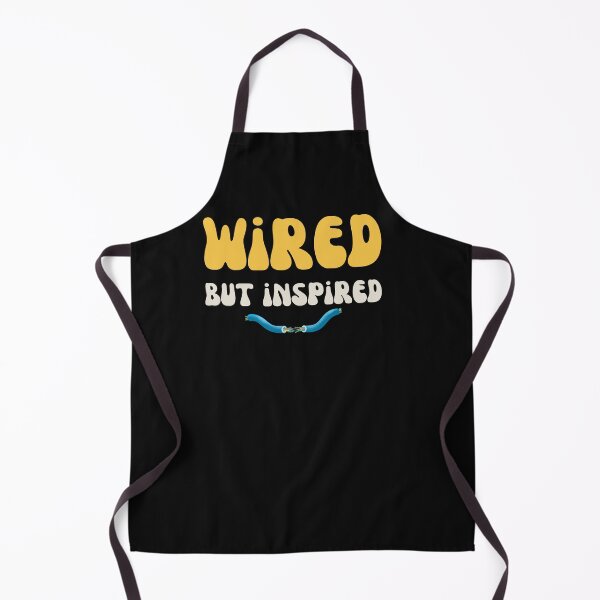 Item preview, Wired But Inspired Retro Electrician Coder IT Tech designed and sold by mumchaosdesigns.