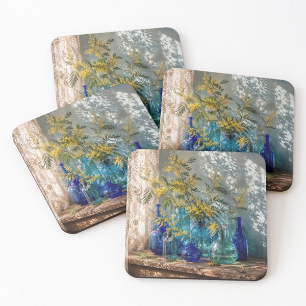 Item preview, Golden Mimosa in Cobalt designed and sold by andreisky.