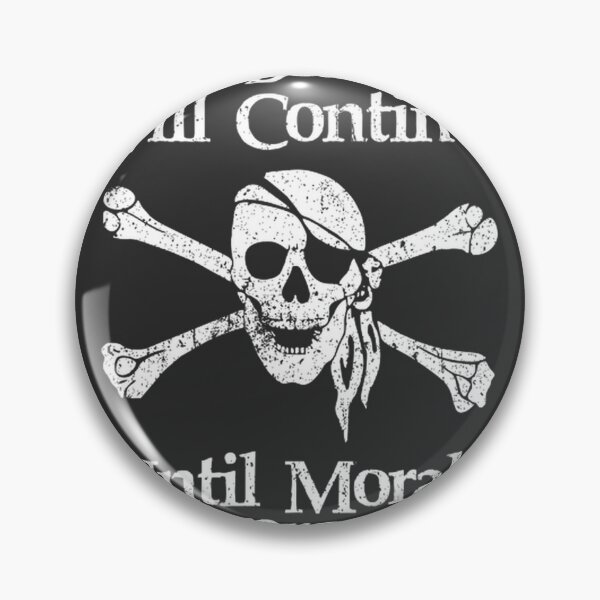 Item preview, Funny Pirate Quote The Beatings Will Continue Until Morale Improves Humorous Nautical Saying designed and sold by dianthuss.