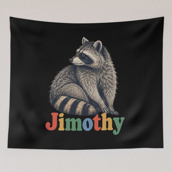 Item preview, Jimothy Raccoon Retro designed and sold by AvaLawley.