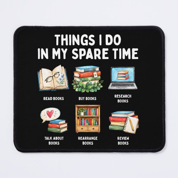 Item preview, Things I Do In My Spare Time Funny Book Lover designed and sold by LounisArt.