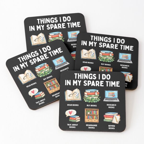 Item preview, Things I Do In My Spare Time Funny Book Lover designed and sold by LounisArt.