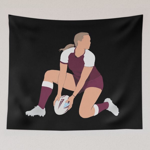 Item preview, Rugby League Player designed and sold by FieldsnancyArts.