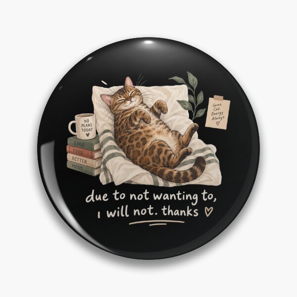 Item preview, Due To Not Wanting To I Will Not Thanks Cat Shirt, Funny Sarcastic Cat Tee, Introvert Humor Shirt, Cat Lover Gift designed and sold by Quiajia.