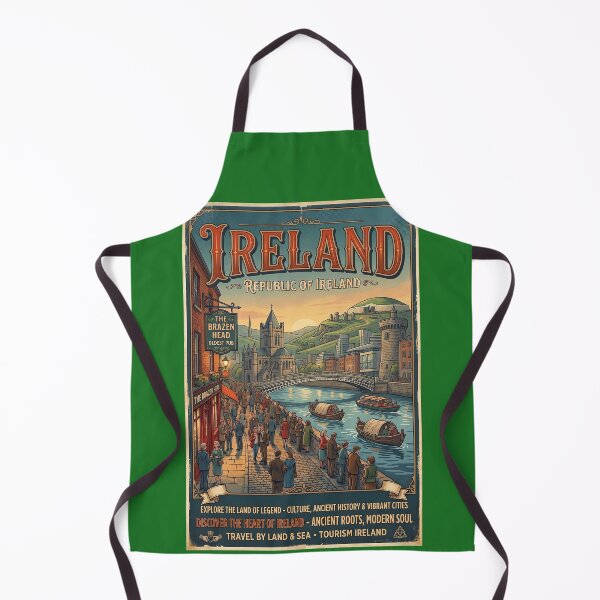 Item preview, Vintage Ireland Travel Poster - Republic of Ireland designed and sold by ArtworkNorth.