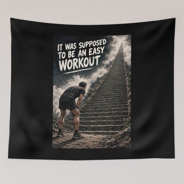 Item preview, It Was Supposed To Be An Easy Workout designed and sold by CrazySzoopWorld.