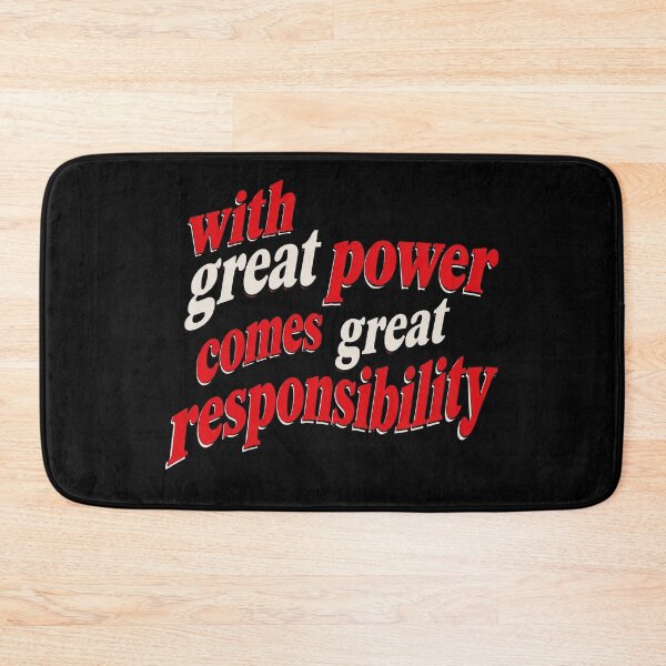 Item preview, Great Power Responsibility designed and sold by BeckhamI-ngram.
