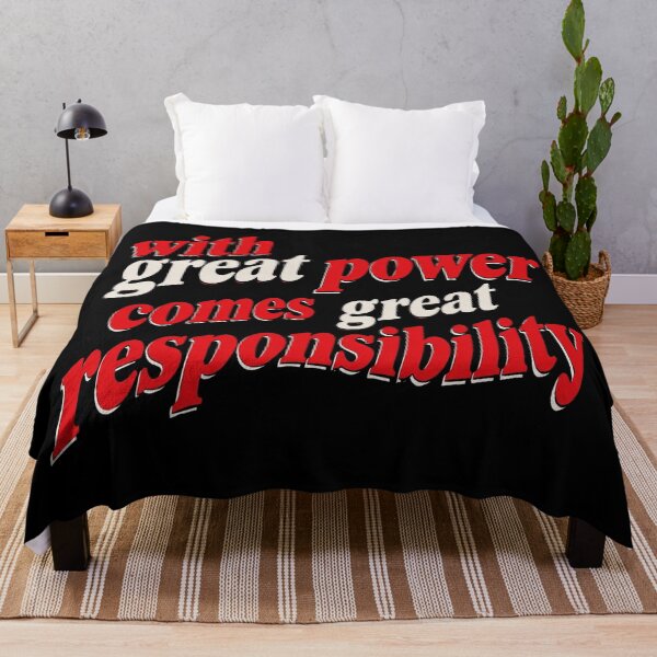 Item preview, Great Power Responsibility designed and sold by BeckhamI-ngram.