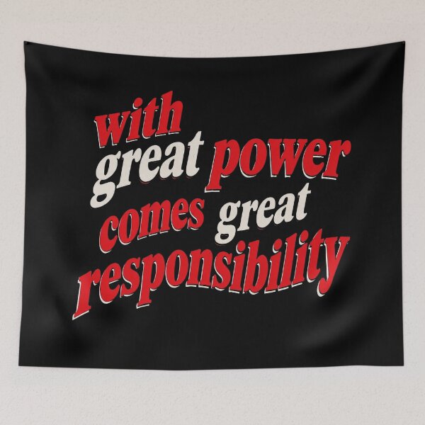 Item preview, Great Power Responsibility designed and sold by BeckhamI-ngram.