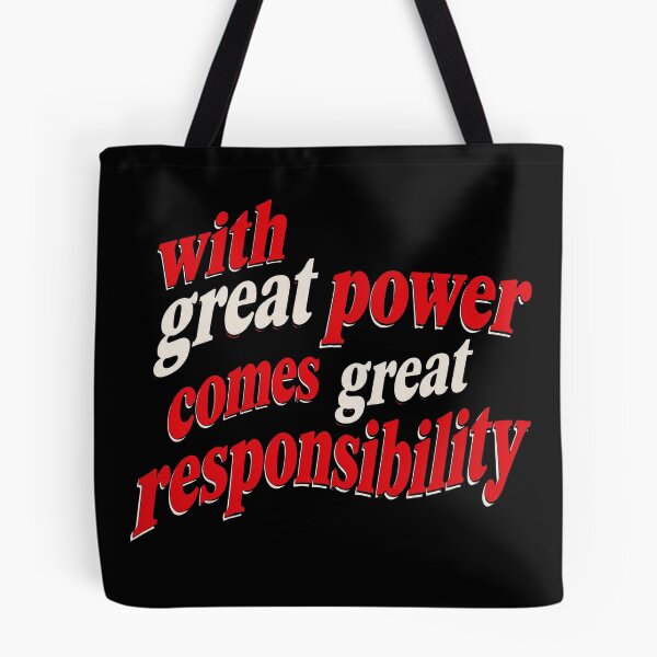 Item preview, Great Power Responsibility designed and sold by BeckhamI-ngram.